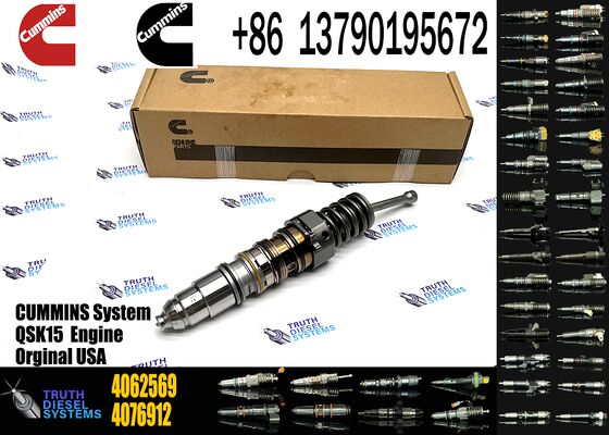 Construction Mechanical Diesel Engine Common Rail Fuel Injector 4954434 4062569 for Ccummins X15 ISX QSX Engine