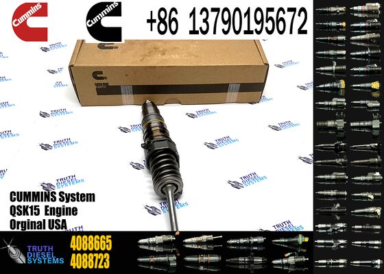Excavator Truck Parts Diesel Engine Fuel Common Rail Injector 4088665 4088725 4088301 for Ccummins QSX15 Engine Injection Nozzle