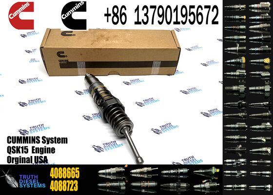 Excavator Truck Parts Diesel Engine Fuel Common Rail Injector 4088665 4088725 4088301 for Ccummins QSX15 Engine Injection Nozzle