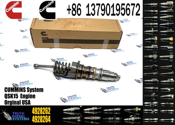 Common Rail Fuel Injector 4088665 4384260 4928260 4928262 4928264 for Sprayer Excavator QSX15 Injector Truck Auto parts