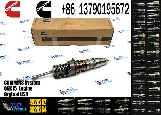 Common Rail Fuel Injector 4088665 4384260 4928260 4928262 4928264 for Sprayer Excavator QSX15 Injector Truck Auto parts