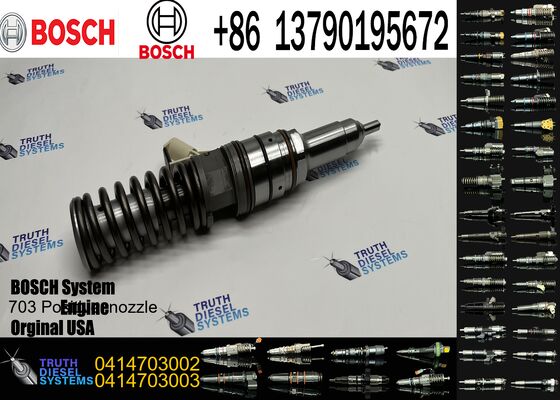 Reman Fuel Injector 0414703002 0414703003 0414703005 0414703007 0986441028 0986441029 0986441030 for Detroit Ccummins 12.7L 14.0L