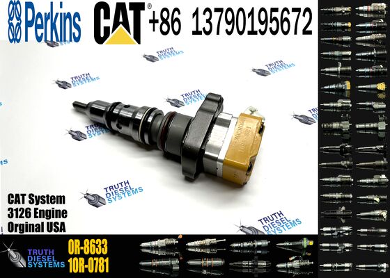 New Fuel Injector 162-0218 0R-8633 135-2581 127-8220 0R-8467 For Construction Machinery Excavator Diesel Engine