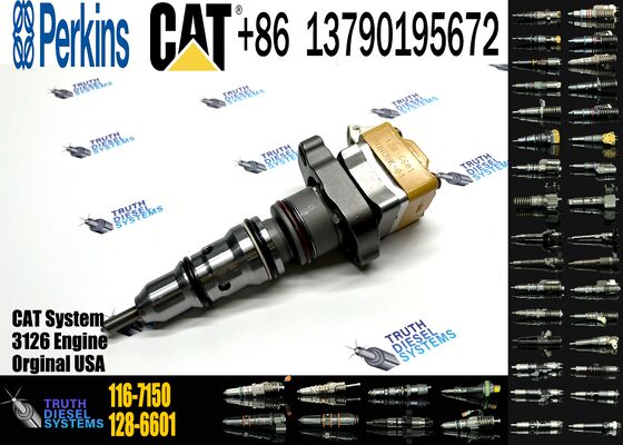 Excavator Accessories 3PCS Fuel Injector 128-6601 178-0199 10R0782 for 3126 322C DHL Ship Free