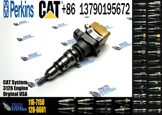Excavator Accessories 3PCS Fuel Injector 128-6601 178-0199 10R0782 for 3126 322C DHL Ship Free