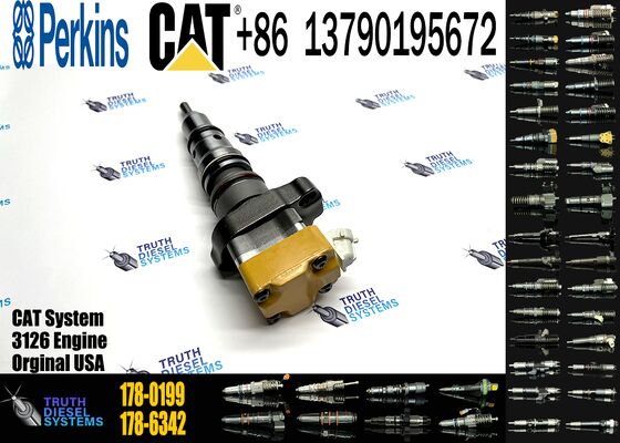 Diesel Engine Fuel Injector Excavator Accessories Diesel Motor Parts 178-0199 1780199 for CCaterpillar CAT 3126B 3126E 322C 322C