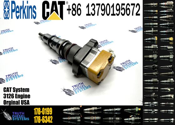 Diesel Engine Fuel Injector Excavator Accessories Diesel Motor Parts 178-0199 1780199 for CCaterpillar CAT 3126B 3126E 322C 322C