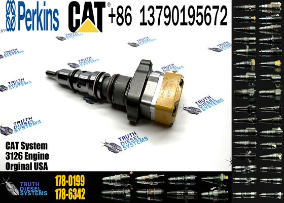 Diesel Engine Fuel Injector Excavator Accessories Diesel Motor Parts 178-0199 1780199 for CCaterpillar CAT 3126B 3126E 322C 322C