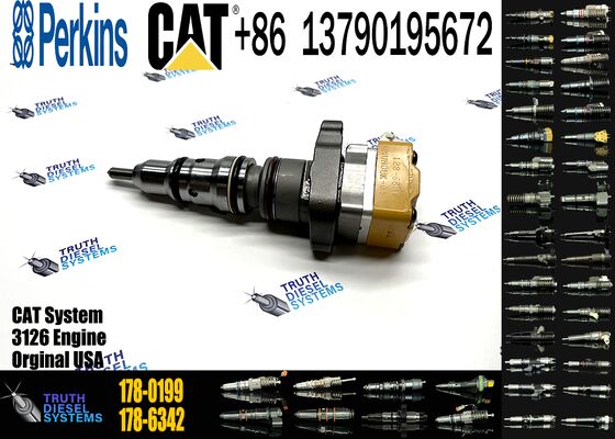Diesel Engine Fuel Injector Excavator Accessories Diesel Motor Parts 178-0199 1780199 for CCaterpillar CAT 3126B 3126E 322C 322C