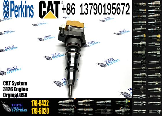 Diesel Fuel Injector for 3216 Excavator 3126E 3126B Common Rail Injector 178-6432 10R-9348 188-1320 10R-9237