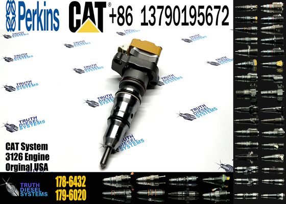 Diesel Fuel Injector for 3216 Excavator 3126E 3126B Common Rail Injector 178-6432 10R-9348 188-1320 10R-9237