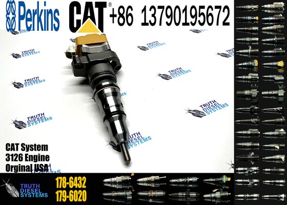 Diesel Fuel Injector for 3216 Excavator 3126E 3126B Common Rail Injector 178-6432 10R-9348 188-1320 10R-9237