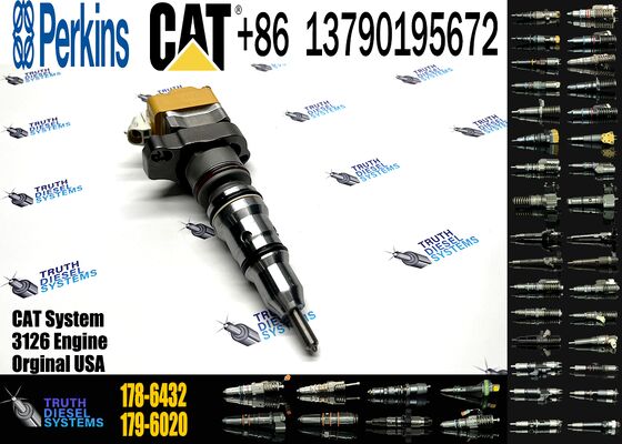 Diesel Fuel Injector for 3216 Excavator 3126E 3126B Common Rail Injector 178-6432 10R-9348 188-1320 10R-9237