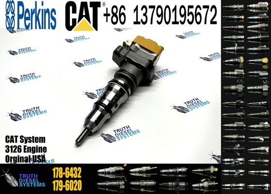 Diesel Fuel Injector for 3216 Excavator 3126E 3126B Common Rail Injector 178-6432 10R-9348 188-1320 10R-9237