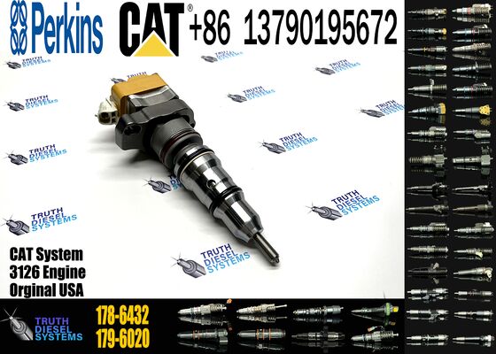 Diesel Fuel Injector for 3216 Excavator 3126E 3126B Common Rail Injector 178-6432 10R-9348 188-1320 10R-9237