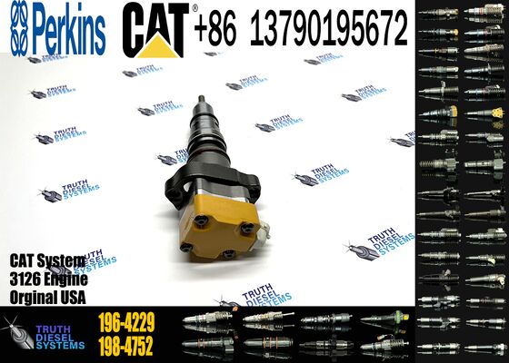 New High Quality Diesel Fuel Injector Assembly for 3126B Engine 10R0782 10R-0782 196-4229 1964229 Stainless Steel 6 Month