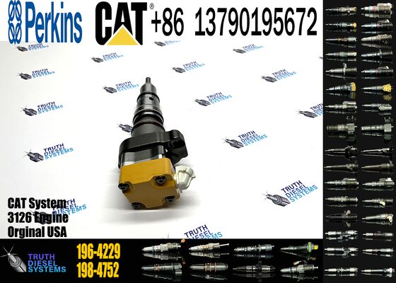 New High Quality Diesel Fuel Injector Assembly for 3126B Engine 10R0782 10R-0782 196-4229 1964229 Stainless Steel 6 Month