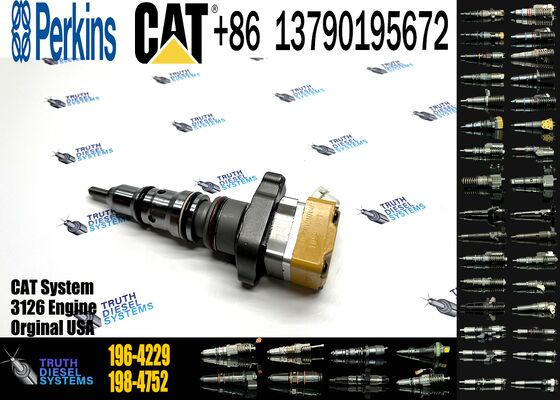 New High Quality Diesel Fuel Injector Assembly for 3126B Engine 10R0782 10R-0782 196-4229 1964229 Stainless Steel 6 Month