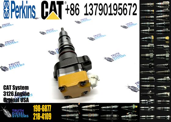 198-6877 Diesel Injector Compatible With 3126 Engine Excavator Spare Parts