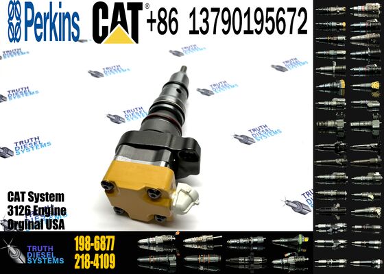 198-6877 Diesel Injector Compatible With 3126 Engine Excavator Spare Parts