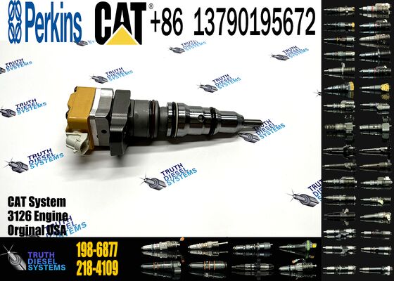 198-6877 Diesel Injector Compatible With 3126 Engine Excavator Spare Parts