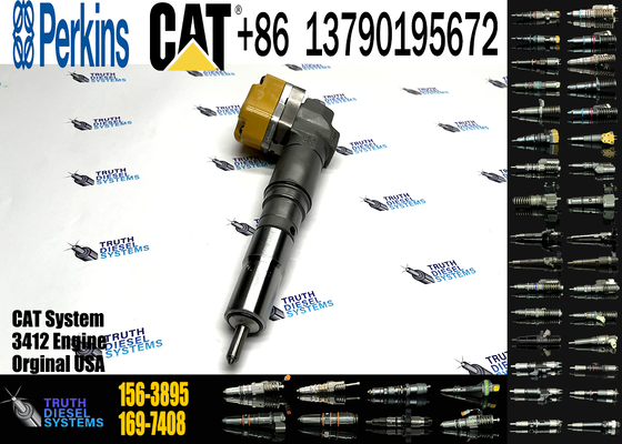 Fuel Injector 156-3895 111-7916 198-4752 20R-5392 198-6877 169-7408 171-9704 for C-A-T CCaterpillar 3412 Engine