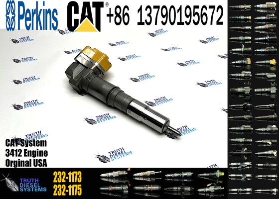 CCaterpillar 3408 3412E Engine Fuel Injector 232-1173 232-1183 232-1168 174-7528 Engine Injector 174-7526 20R-0758