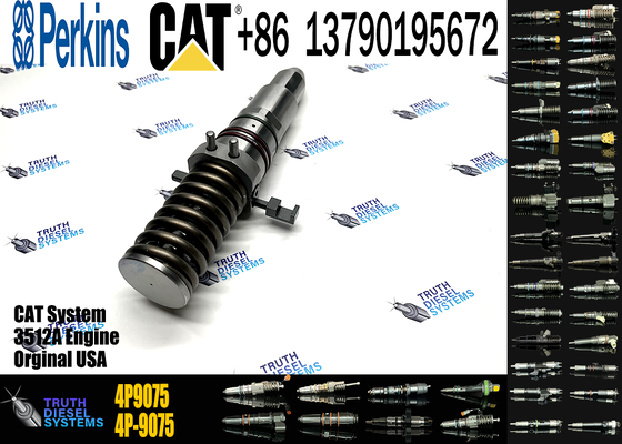 High Quality Excavator Parts Fuel Injector 4P-9075 4P-9076 for 3508 3512 3516 Engine Injector 4P9075 4P9076