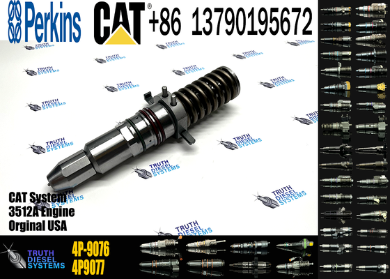 Construction Machinery Parts Fuel Injector 0R2921 OR-2921 4P9076 4P-9076 Fits for 3512 3508 3516 Diesel Engine