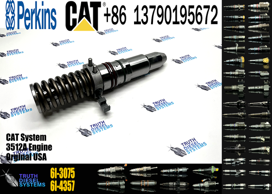 Genuine 10R-3053 2W5201 4P-9075 4P-9076 Injector Fuel 4P-9077 6I-3075 6I-4355 6i-4357 7C-0345 Fuel Injector for Ccaterpillar
