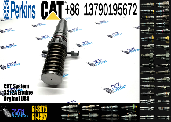 Genuine 10R-3053 2W5201 4P-9075 4P-9076 Injector Fuel 4P-9077 6I-3075 6I-4355 6i-4357 7C-0345 Fuel Injector for Ccaterpillar
