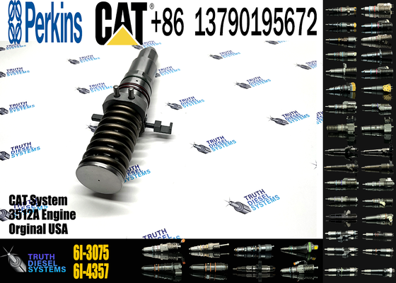 Genuine 10R-3053 2W5201 4P-9075 4P-9076 Injector Fuel 4P-9077 6I-3075 6I-4355 6i-4357 7C-0345 Fuel Injector for Ccaterpillar