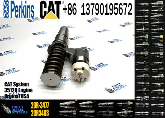 3512B Diesel Engine Parts Fuel Injector  20R-3477 162-8809 0R-3539 162-8813 386-1766 for CAT CCaterpillar Construction Machinery