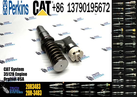 High Quality Fuel Injector 375-4106 3754106 Diesel Engine Fuel Injector 20R-3483 20R3483 for CAT 3512C 3516C 3512B
