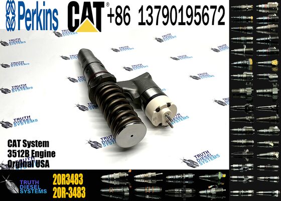 High Quality Fuel Injector 375-4106 3754106 Diesel Engine Fuel Injector 20R-3483 20R3483 for CAT 3512C 3516C 3512B