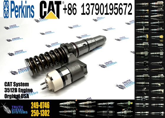 CCaterpillar Excavator Engine Fuel Injectors: 249-0707, 249-0708, 2490708, 249-0712, 249-0713, 249-0746, 250-1302, 250-1303