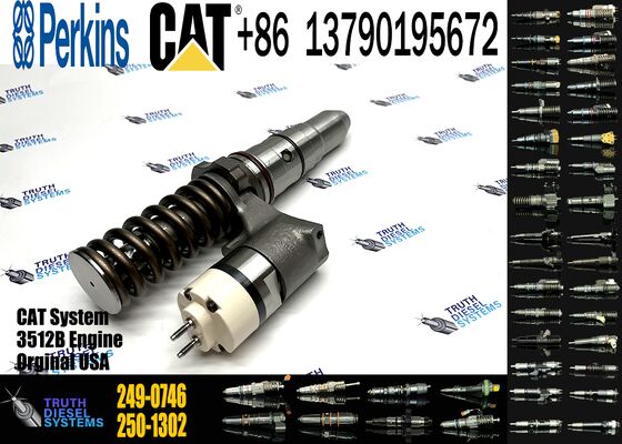CCaterpillar Excavator Engine Fuel Injectors: 249-0707, 249-0708, 2490708, 249-0712, 249-0713, 249-0746, 250-1302, 250-1303