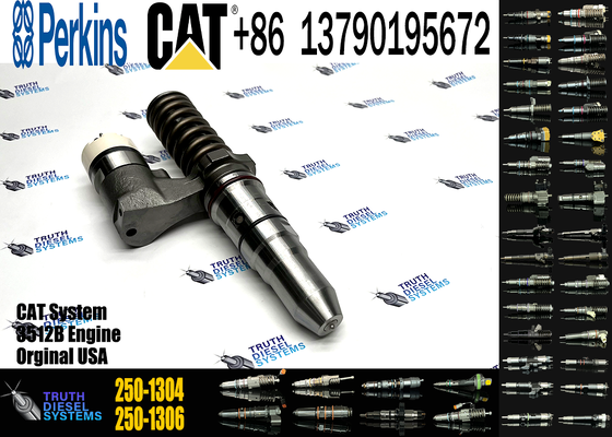 3512B Diesel Engine Parts Fuel Injector 250-1304  162-8809 0R-3539 162-8813 386-1766 for CAT CCaterpillar Construction Machinery