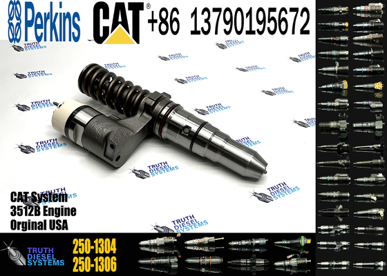 3512B Diesel Engine Parts Fuel Injector 250-1304  162-8809 0R-3539 162-8813 386-1766 for CAT CCaterpillar Construction Machinery