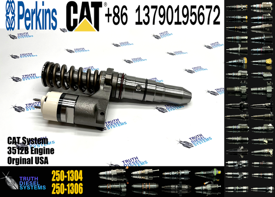 3512B Diesel Engine Parts Fuel Injector 250-1304  162-8809 0R-3539 162-8813 386-1766 for CAT CCaterpillar Construction Machinery