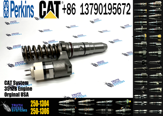 3512B Diesel Engine Parts Fuel Injector 250-1304  162-8809 0R-3539 162-8813 386-1766 for CAT CCaterpillar Construction Machinery