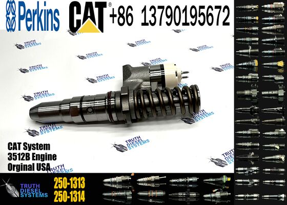 Excavator Engine Part Diesel Fuel Injector 250-1313 Engine Parts Injector 2501313 10R1285 for 3516B 789C 793C 793D