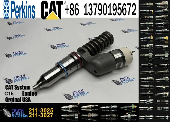 Excavator Parts Suppliers C-15 Engine Diesel Fuel Injector 2113025 211-3025 10r0955 Injector for C-15 Cat Engine