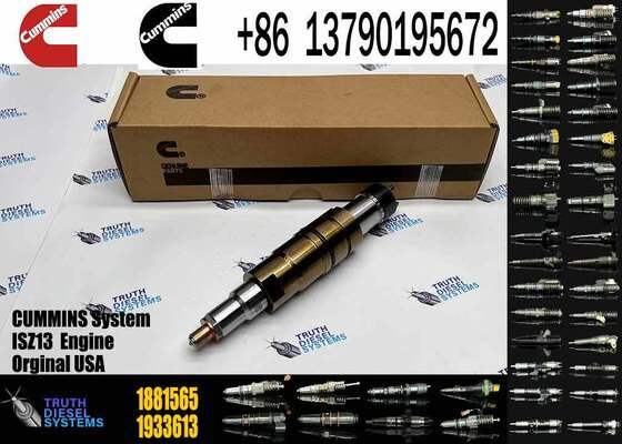 CUMMINS 1881565 Common Rail Fuel Injector 2086663 1933613 1881565 2894920 for DC13 DC16 Diesel Engine