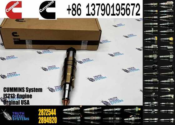 CUMMINS 6PCS 2872544 2872544NX 2872544RX 2872544PX CR Fuel Injector for Cummins ISX12 ISX11.9 QSX11.9 ISZ13 QSZ13 CM2150 CM2250 Engine