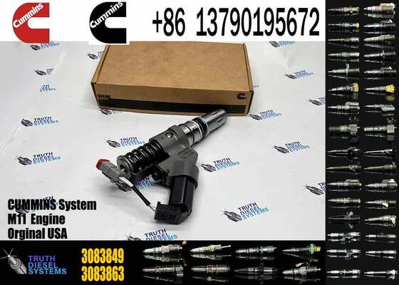 CUMMINS 3083863 High Quality QSM11 ISM11 M11 Fuel Injector 3411754 3411756 3609925 3083849 3087772 3411755