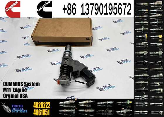 CUMMINS 3087557 3411758 4903319 3095040 3411845 4903472 3411752 4026222 4928171 3037772 Engine Fuel Injector For Cummins M11 ISM11 QSM11
