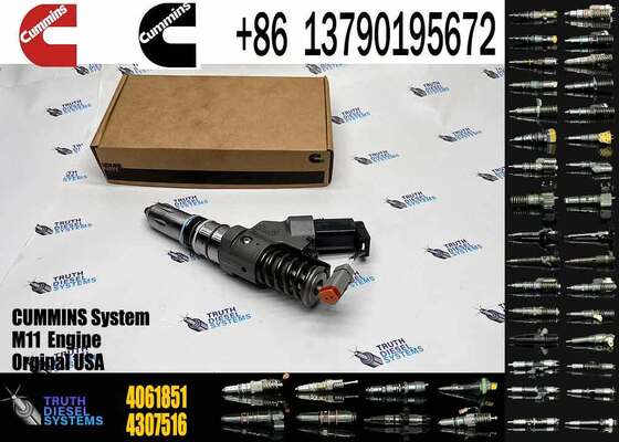 CUMMINS Excavator Engine Parts QSM11 ISM11 M11 Engine Fuel Injector 4902921 3411754 4903319 4061851