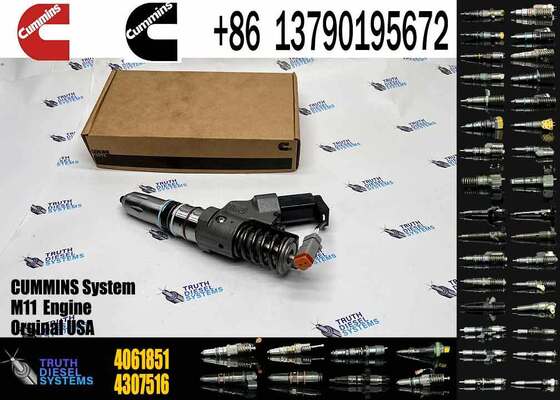 CUMMINS Excavator Engine Parts QSM11 ISM11 M11 Engine Fuel Injector 4902921 3411754 4903319 4061851