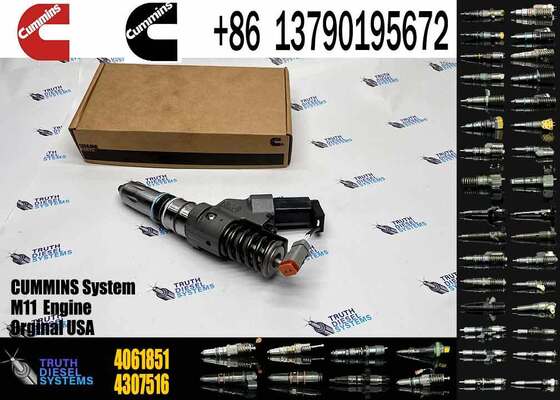 CUMMINS Excavator Engine Parts QSM11 ISM11 M11 Engine Fuel Injector 4902921 3411754 4903319 4061851